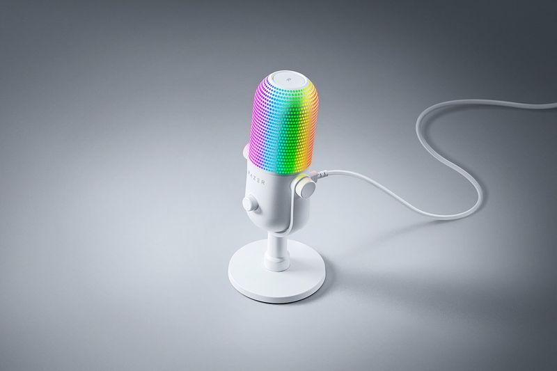 RAZER-SEIREN-V3-CHROMA-WHITE-MICROPHONE