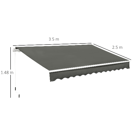 Outsunny-Tenda-da-Sole-a-Bracci-3.5x2.5m-con-Manovella-in-Metallo-e-Poliestere-Grigio