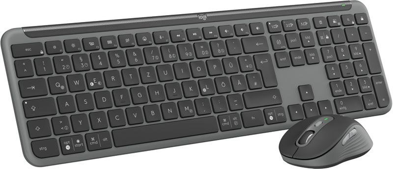 Logitech-MK950-Signature-for-Business-tastiera-Mouse-incluso-RF-senza-fili--Bluetooth-QWERTZ-Tedesco-Grafite