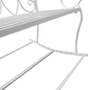 Outsunny-Panchina-a-Dondolo-da-Esterno-Dondolo-2-Posti-Biposto-da-Giardino-stile-Shabby-in-Metallo-103-x-74.5-x-88cm-Bianco