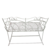 Outsunny-Panchina-a-Dondolo-da-Esterno-Dondolo-2-Posti-Biposto-da-Giardino-stile-Shabby-in-Metallo-103-x-74.5-x-88cm-Bianco