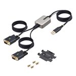 StarTech.com-2P6FFC-USB-SERIAL-adattatore-per-inversione-del-genere-dei-cavi-USB-A-2-x-DB-9-RS-232-Nero-Grigio--4M-2-POR