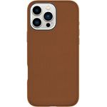 ESTUFF Cover for INFINITE VENICE iPhone 16 Pro - Brown Leather Magnetic Cover.