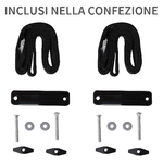 HOMCOM-Set-2-Staffe-Porta-Kayak-con-Attacco-Universale-per-Portapacchi-Adatte-per-Canoe-e-Paddleboard-Nero-46x16.5x47cm