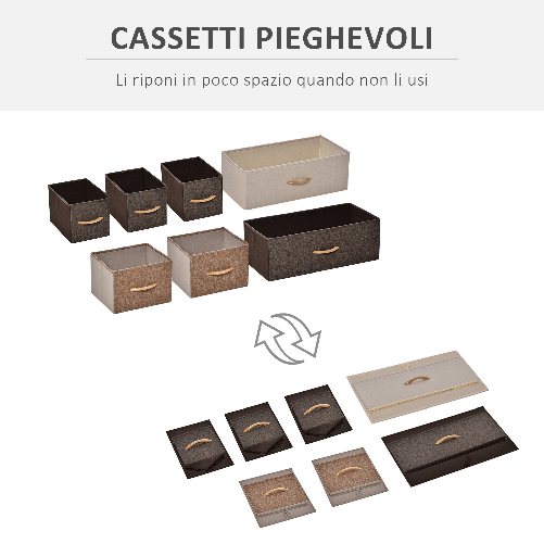 HOMCOM-Cassettiera-7-Cassetti-in-Tessuto-80x29x78.5cm-Legno