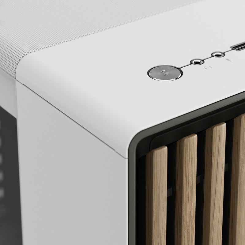 Fractal-Design-North-XL-Chalk-White-TG-Clear-Case-w--Clear-Glass-Window-E-ATX-3-PWM-Fans-USB-C-Oak-Front