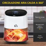 HOMCOM-Friggitrice-ad-Aria-2.5L-1300W-con-7-Menu-Schermo-LED-e-Tegame-33.9x24.9x29.9cm