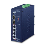 PLANET IGS-624HPT switch di rete Non gestito Gigabit Ethernet (10/100/1000) Supporto Power over Ethernet (PoE) Blu