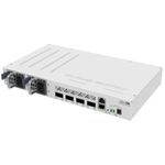 Mikrotik CRS504-4XQ-IN switch di rete Gestito Fast Ethernet (10/100) Supporto Power over Ethernet (PoE) Bianco