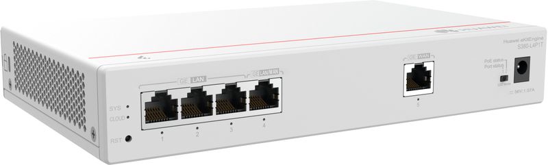 Huawei-S380-L4P1T-|-Router-|-1x-GE-WAN-4x-GE-LAN-PoE--50W