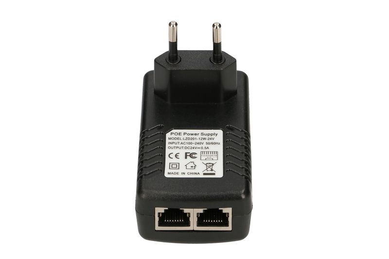 EXTRALINK-POE-24-12W-24V-12W-0.5A-POWER-ADAPTER-WALL-PLUG