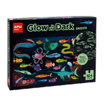 Apli Appli Kids Puzzle Fluorescente Glow in the dark a tema oceano - 104 pezzi 5x5 cm - misura 645x415 cm