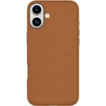 ESTUFF Cover for INFINITE VENICE iPhone 16 - Brown Leather Magnetic Cover.