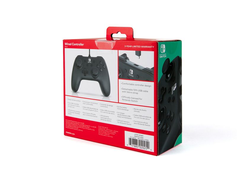 Controller-PowerA-per-Nintendo-Switch--cablato-nero-licenziato-ufficialmente-