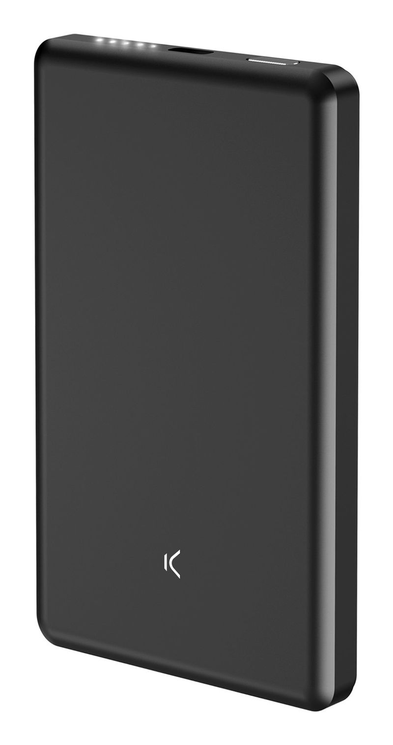 Ksix-Powerbank-Magsafe-5000mAH-20W-PD---15W-Wireless---Cavo-da-USB-A-a-USB-C---Colore-Grigio