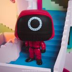 Funko-Pop-Television-The-Squid-Game-Maschera-circolare-del-soldatino-rosso---Figure-in-vinile---Altezza-9-cm-circa.