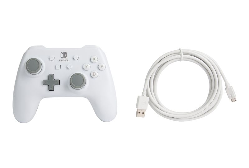 Controller-PowerA-per-Nintendo-Switch--cablato-bianco-licenziato-ufficialmente-