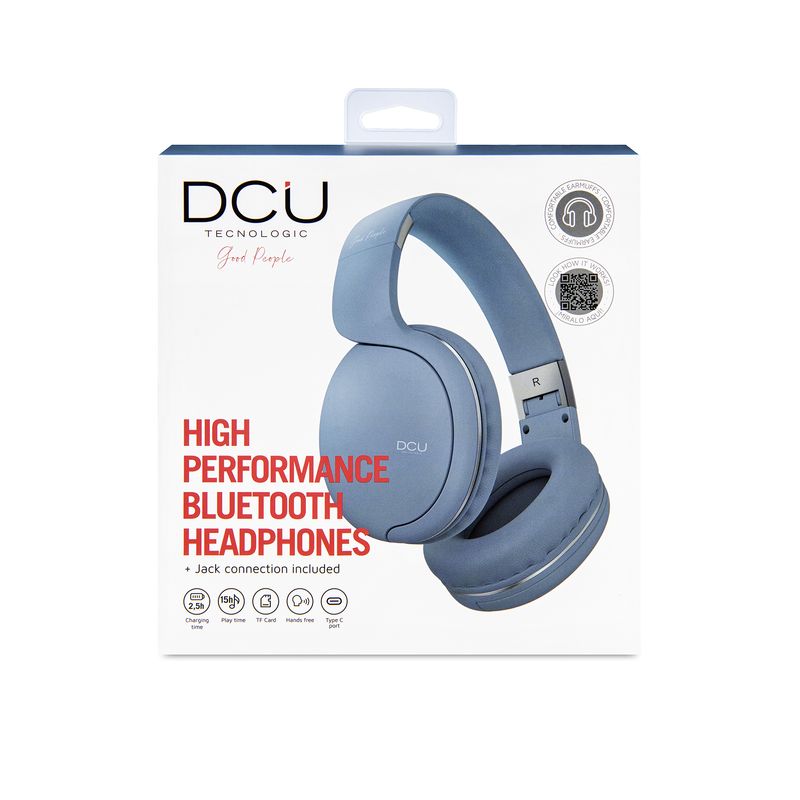 Cuffie-Bluetooth-pieghevoli-DCU-Tecnologic-Soundpro---Connessione-Bluetooth-V5.0---Altoparlanti-da-40-mm---Batteria-da-4