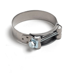 Fascette stringitubo collare acciaio inox aisi 430 banda 24 mm diametro 104-112