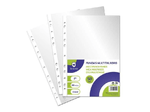 Bismark-Confezione-da-50-Copertine-Multiforate-Formato-Folio-80-Micron---Finitura-Crystal---Ideale-per-Cartelle-con-Mecc