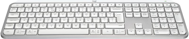 Logitech-MX-Keys-S-tastiera-RF-senza-fili--Bluetooth-QWERTY-US-International-Alluminio-Bianco