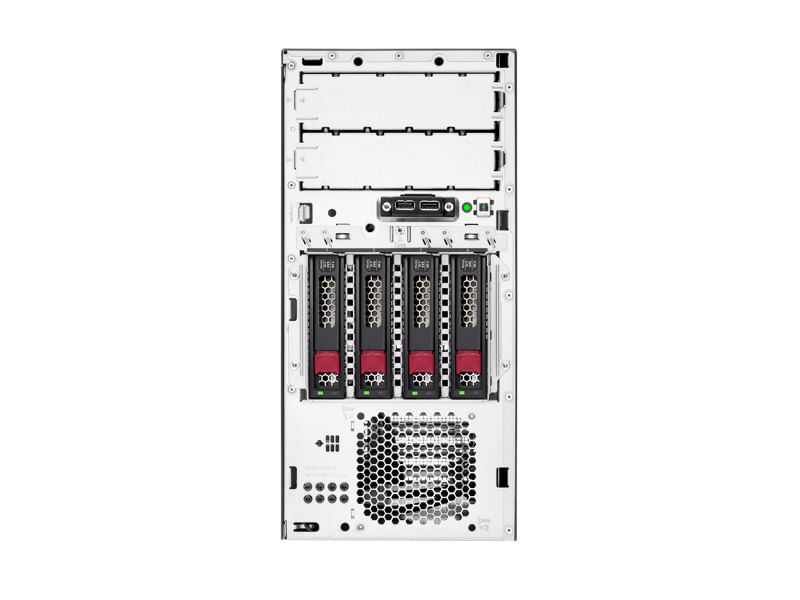 HPE-ProLiant-ML30-Gen10-Intel-Xeon-E-2314-quad-core--280-GHz-8-MB--16-GB--1-x-16-GB--8-x-SFF-Intel-VROC-RAID-800-W