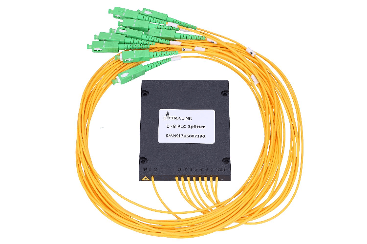 Extralink-1-8-PLC-SC---APC-|-Splitter-|-20mm-15m-G657A-modulo-ABS