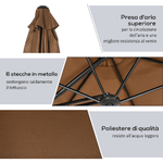 Outsunny-Ombrellone-da-Giardino-3x2.5-m-in-Metallo-e-Poliestere-a-6-Stecche-con-Base-a-Croce-Marrone