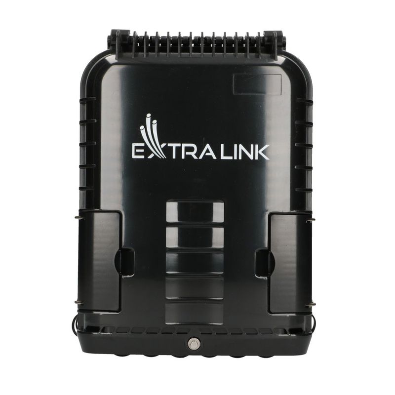 Extralink-Jennifer-|-Morsettiera-fibra-ottica-|-16-core-nero-con-connettore