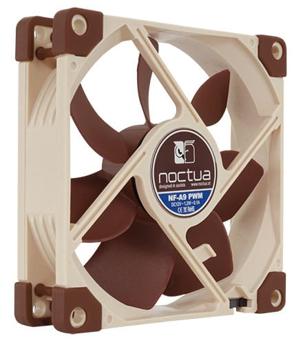 Noctua-NF-A9-PWM-sistema-di-raffreddamento-per-computer-Case-per-computer-Ventilatore-92-cm-Beige-Marrone