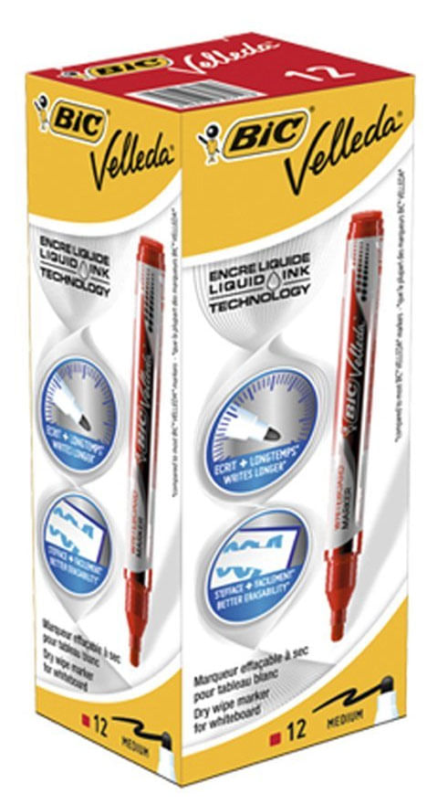 BIC-902089-evidenziatore-12-pz-Tipo-di-punta-Rosso