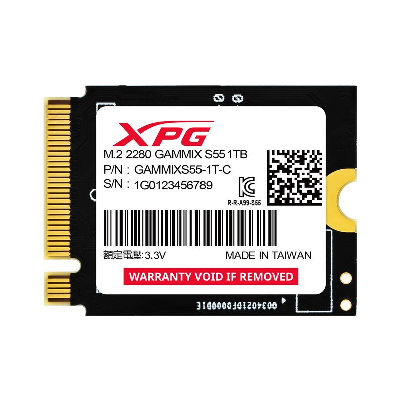 SSD-ADATA-XPG-GAMMIX-S55-1Tb-Gen4x4-M.2-2230