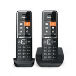 Gigaset COMFORT 550 duo Telefono analogico Identificatore di chiamata Nero