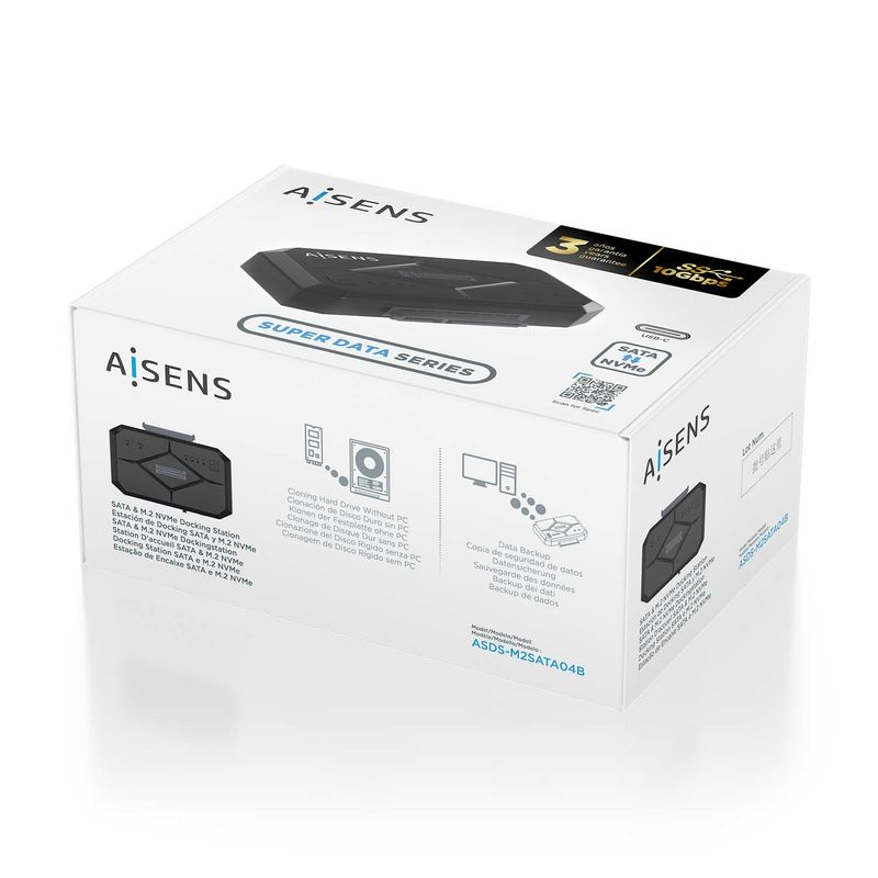 AISENS-ASDS-M2SATA04B-docking-station-per-unita-di-archiviazione-USB-3.2-Gen-1--3.1-Gen-1--Type-C-Nero