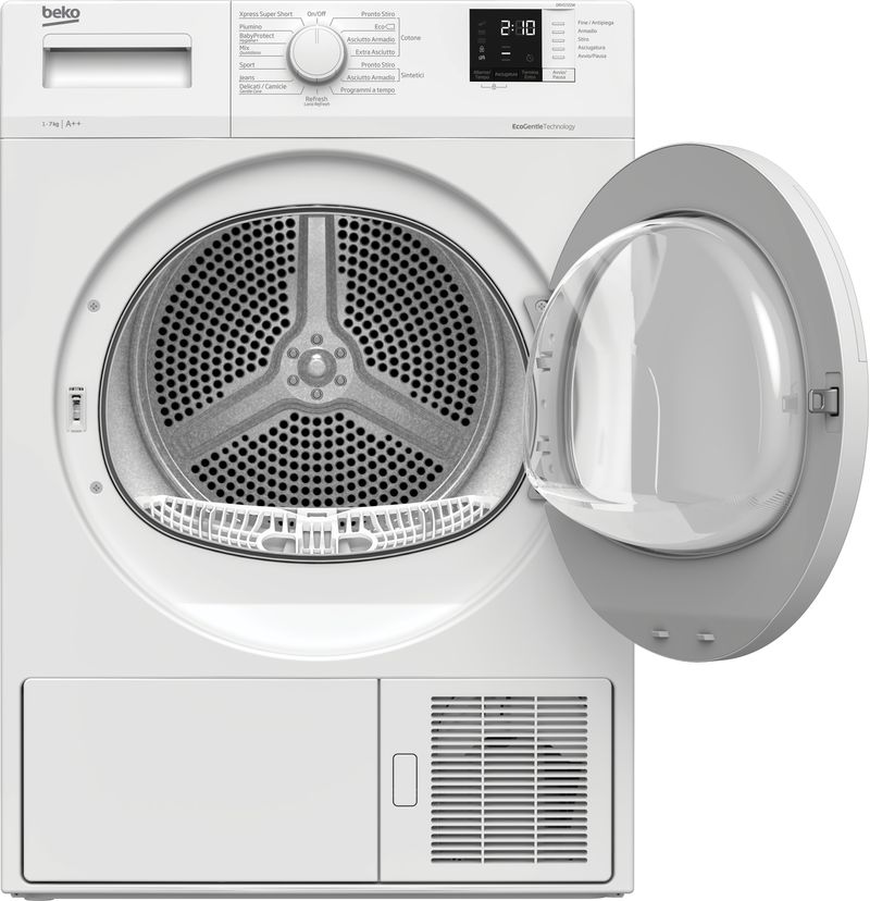 Beko-DRXS722W-asciugatrice-Libera-installazione-Caricamento-frontale-7-kg-A---Bianco