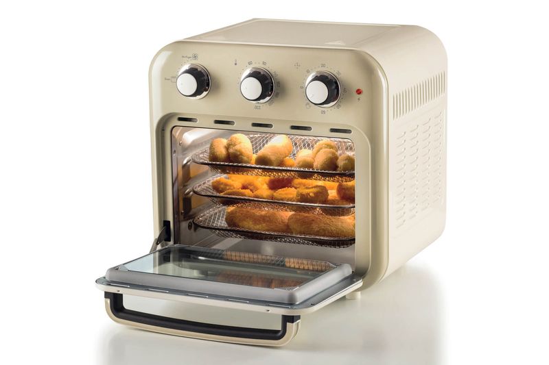 Ariete-4632-Friggitrice-ad-aria-e-forno-Vintage-1400W-2in1-Capacita-16L-Accessori-inclusi-Timer-60-minuti-Doppio-vetro-B