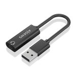 AISENS A106-0770 adattatore per inversione del genere dei cavi USB-A 3,5 mm Nero