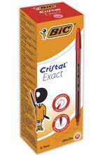 BIC-Cristal-Exact-Rosso-Penna-a-sfera-Ultra-sottile-20-pz