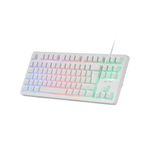 Mars Gaming MK023 tastiera USB QWERTY Spagnolo Bianco