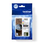 Brother-LC422VAL-cartuccia-d-inchiostro-4-pz-Originale-Nero-Ciano-Magenta-Giallo--Tinte-Brother-LC-422VAL-Value-Pack-