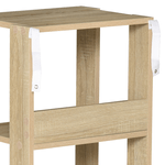 HOMCOM-Libreria-Scaffale-in-Legno-con-3-Ripiani-Design-Antiribaltamento-40x29.2x87.9cm