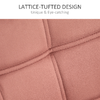 HOMCOM-Poltroncina-Stile-Nordico-in-Legno-ed-Effetto-Velluto-Rosa-per-Soggiorno-o-Ufficio-68.5x61x72.5-cm