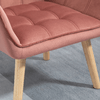 HOMCOM-Poltroncina-Stile-Nordico-in-Legno-ed-Effetto-Velluto-Rosa-per-Soggiorno-o-Ufficio-68.5x61x72.5-cm