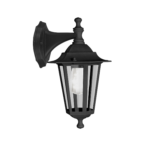 Applique-Contemporanea-Da-Esternoo-Laterna-4-1-Luce-Alluminio-Fuso-Nero