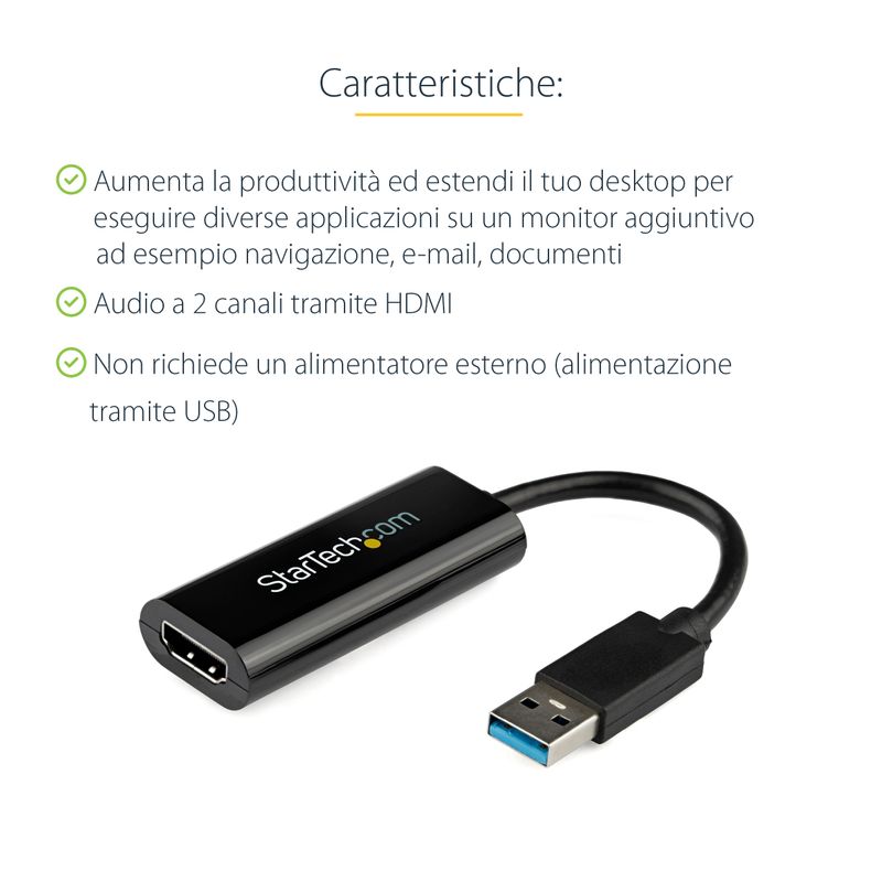 StarTech.com-Adattatore-da-USB-3.0-a-HDMI---1080p--1920x1200----Sottile-Compatto-convertitore-video-da-USB-Type-A-a-HDMI-per-monitor---Nero---Solo-Windows