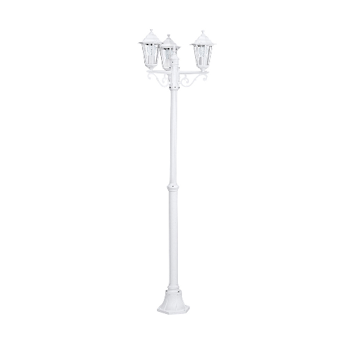 Lampada-Contemporanea-Da-Esterno-Laterna-5-3-Luci-Alluminio-Fuso-Bianco