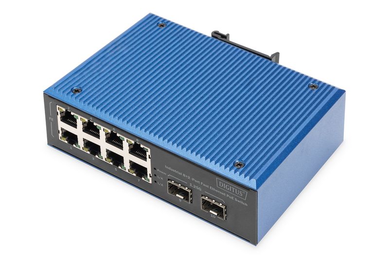 Switch-Fast-Ethernet-Poe-Industriale-A-8-2-Porte