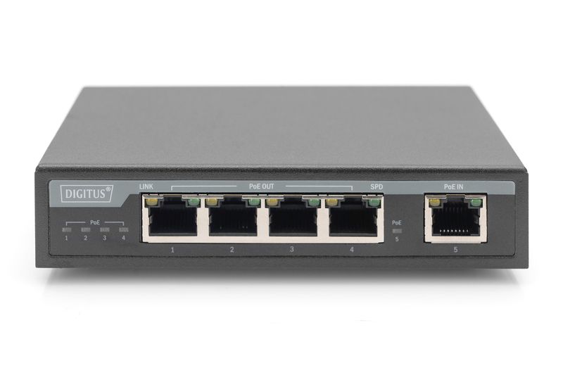 Estensore-4-Porte-Gigabit-4Ppoe-Extender-802.3At-60-W