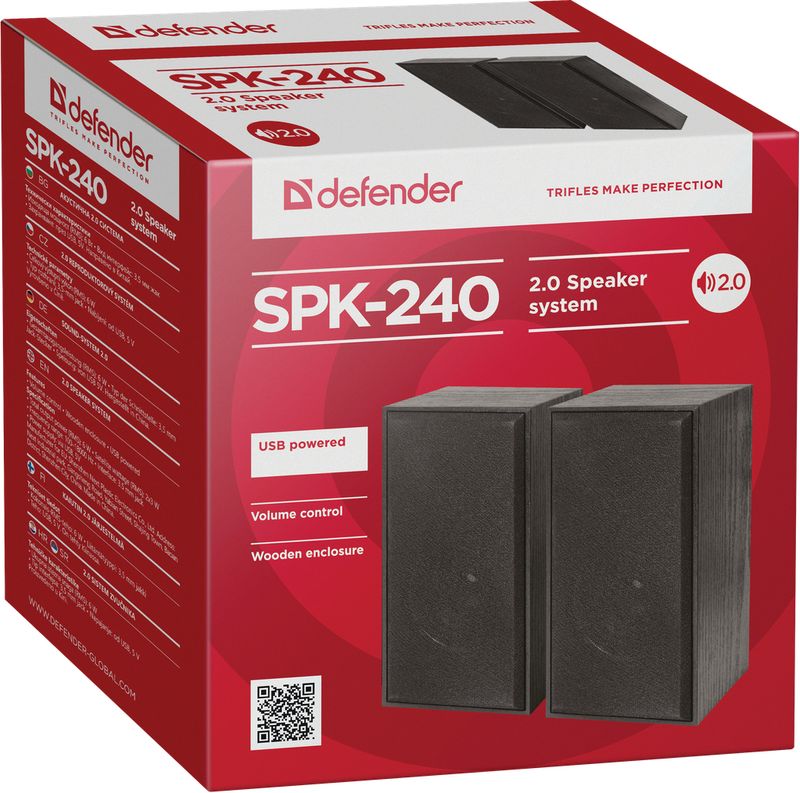 Altoparlanti-PC-Defender-SPK-240-Nero