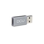 Dcu tecnologic DCU Advance Tecnologic 30402060 adattatore per inversione del genere dei cavi USB A USB C Grigio